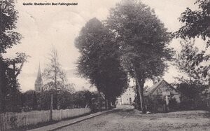 Bild vergr&ouml;&szlig;ern: Der Ortseingang an der Walsroder Stra&szlig;e im Jahr 1916.