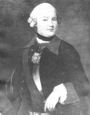 Bild vergr&ouml;&szlig;ern: Der erste Namenstr&auml;ger des Titels "Quintus-Icilius": Karl Gottlieb Guischard (1724-1775), Gro&szlig;vater "unseres" Quintus.