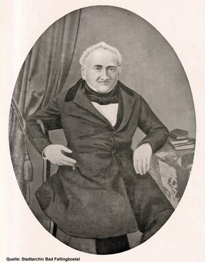 Bild vergr&ouml;&szlig;ern: Fallingbostels Oberamtmann Heinrich Guichard von Quintus-Icilius (1798-1861).