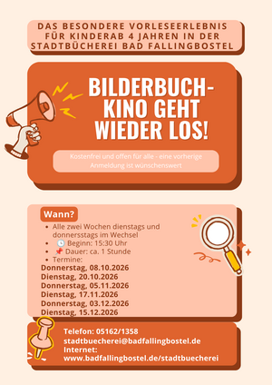 Bild vergr&ouml;&szlig;ern: Bilderbuchkino - Termine