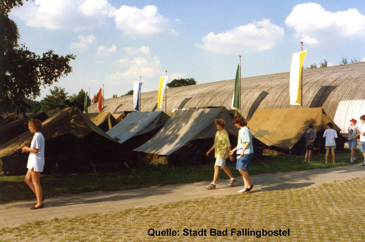 Bild vergrößern: Landesjugendzeltlager des Niedersächshsichen Sportschützenverbandes 1991