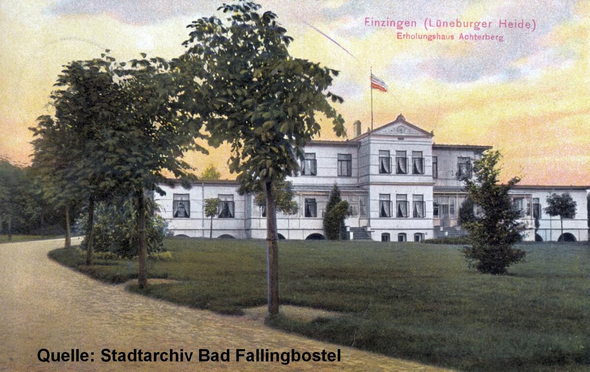 Bild vergrößern: Einzingen - Erholungshaus Achterberg (Postkarte um 1900)