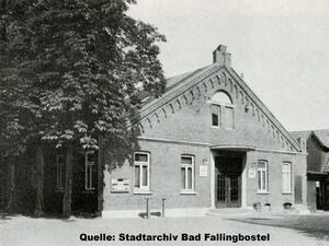 Bild vergrößern: "Fallingbosteler Lichtspiele" beim "Hotel zum Böhmetal" 1937