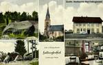 Bild vergrößern: Postkarte aus dem Luft- und Kneippkurort Fallingbostel u. a. mit dem Gasthof "Zur Börse"