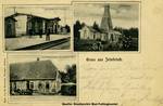 Bild vergrößern: Gruss aus Jettebruch - Postkarte mit Bild des Bahnhofs um 1900